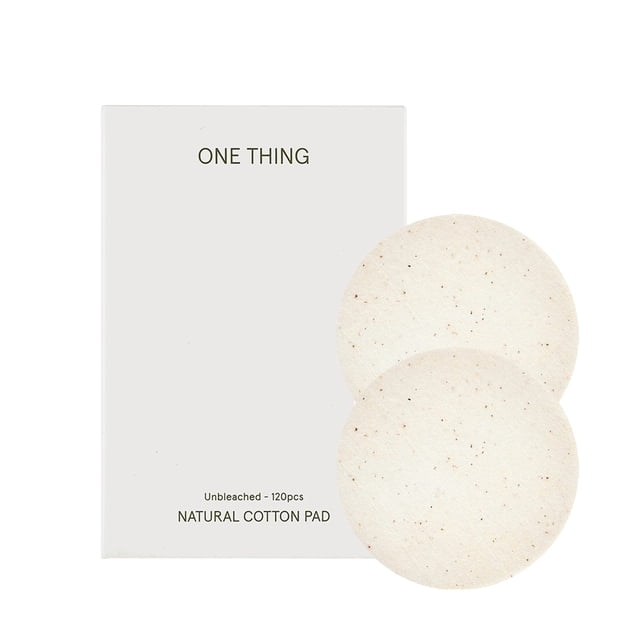 Recambio de tóner seco Cotton Pads ONE THING, sin blanquear, hecho a mano, 120 unidades