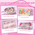 thumbnail image 2 of OULII 4pcs Mini Suitcase, Mini Empty Luggage Storage Box For Travel Theme Party And Celebrations (Mixed Colors), 2 of 6