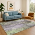 thumbnail image 7 of Addison Rugs Mayfield Premium Machine Washable Transitional Floral Lavender Rectangle Rug, 3' x 5', 7 of 7