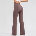 thumbnail image 6 of REALiKUN Women's Bootcut Yoga Pants High Waist Workout Bootleg Yoga Pants 4 Way Stretch Flare Leggings Pants, 6 of 8