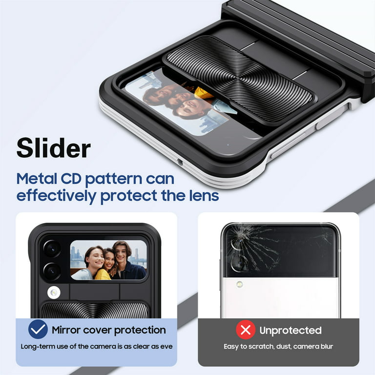 Hinge Protective Clear Case for Samsung Galaxy Z Flip 5 ZFlip 5 Ultra Thin  Protective Shell