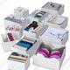 thumbnail image 4 of Organizador de cajones para ropa, juego de 12, blanco y gris, organizador de tocador para guardería, dormitorio, armario, organizador y almacenamiento perfecto para ropa de bebé y organización general, 4 of 5