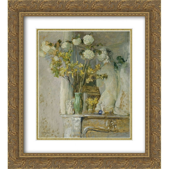 Edouard Vuillard 2x Matted 20x22 Gold Ornate Framed Art Print 'Guelder Roses and the Venus of Milo'