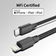 thumbnail image 2 of Cable USB C a Lightning Cenepor de 6 pulgadas y 20 cm, paquete de 3 unidades MFi, 2 of 7