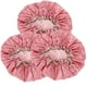 thumbnail image 5 of 3 gorros de ducha impermeables de doble capa y resistentes al aceite para mujeres y niñas., 5 of 5