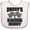 White and Pink, variant on Inktastic Racing Buddy Girls Car Flags Girls Baby Bib