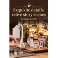 thumbnail image 3 of Kit de casa en miniatura RoWood No.17 Café con LED para adultos, 3 of 7