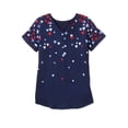 thumbnail image 4 of Woman Within Plus Size Cuffed Americana Print Tee, 4 of 6