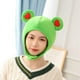 thumbnail image 4 of Sombrero de felpa novedoso jinwen Rana Verde, 4 of 5