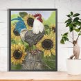 thumbnail image 2 of Pintura de diamante 5D DIY Kit de gallo de taladro redondo completo Decoración del hogar Arte Artesanía JShteea El nuevo, 2 of 9