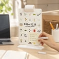 thumbnail image 5 of Standing Desk Calendar with Flip Clip Holder, 2026- 2027 Monthly Planner with US Holidays Daily Note & Home Planning Function, 5 of 5