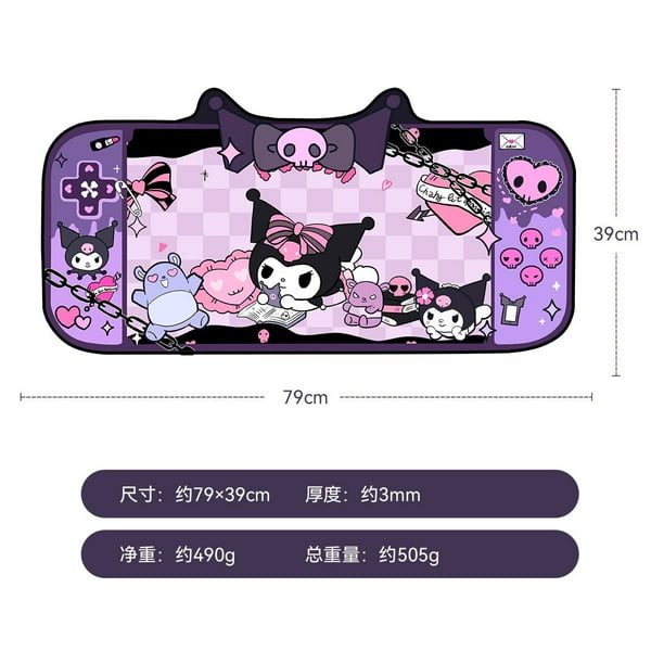 Sanrios-alfombrilla de ratón de Anime de gran tamaño, almohadilla de teclado de juego de e-sports de dibujos animados, almohadilla de escritorio Kawaii, decoración de escritorio
