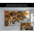 thumbnail image 4 of Leopard Print Wall Mural - Cheetah Wildlife Wall Murals, Cheetah Hd Photo For Living Room Bedroom, Leopard Mural For Boys Room 118"W x 83"H (Not Peel and Stick), 4 of 6