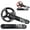Black-32T-Oval, variant on BUCKLOS Mountain Bike Square Taper Crankset, 170mm Crankset with 104 BCD Mountain Bike Narrow Wide Tooth Chainring 32/34/36/38/40/42T, Single Speed Round/Oval Chainring, fit Shimano, SRAM, FSA