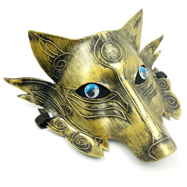 Máscara de cabeza de lobo para Halloween, fiesta, carnaval, mascarada, Cosplay, Bar, actuaciones, decoraciones