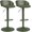 Olive Green, variant on WoofPaw Modern Adjustable Swivel Bar Stools Set of 2, Cream Beige | Upholstered Barstools with Back & Footrest, Loads 330 Lbs, Bar Chairs for Kitchen Island Dining Area Pub