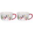 thumbnail image 1 of JUNWELL 2pcs Ceramic Cereal Cup Christmas Mug Christmas Breakfast Cup Christmas Gift Mug Soup Cup, 1 of 6