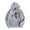 Light Gray, variant on NinXxx Women's Casual Crew Neck Pocket Print Hoodie Sweatshirt Brown S