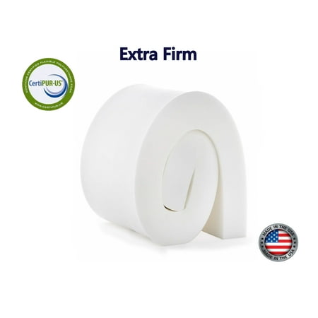 

Ritchie Foam 5 Height x 24 Width x 80 Length (Extra-Firm) Upholstery Cushion Made in USA - Ritchie Foam & Mattress
