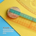 thumbnail image 3 of Multifunction Patchworks Ruler Straight French Curve Sewing Rulers Measure Tailor Ruler Double Side Bend Measuring Tools Fabric Type 5, 3 of 9