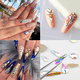 thumbnail image 5 of Estrela frustrado 3D Nail Art Rhinestone rombo piedras de cristal planas para decoración de uñas DIY, 5 of 5