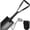 Black-23in, variant on REDCAMP Military Folding Handle Shovel, Entrenching Survival tool camping shovel with cover