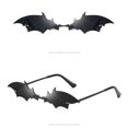 thumbnail image 2 of Weikingp Sunglasses Womens Funny Bat Shape Retro Sunglasses Glasses Eyewear Shades Vintage Irregular Unisex Sunglasses Men Womens Sunglasses (Clearance) Multicolor2 PC, 2 of 6