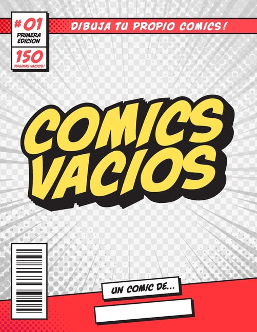 Comic Vacios [8.5x11][150 páginas] : Diseños de cómic vacíos (Paperback ...
