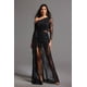 thumbnail image 5 of Vestido Bellabarnetten Hunter Maxi con abertura en un solo hombro, 5 of 7