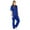true royal blue, variant on Natural Workwear Womens Authentic EDS Unisex Medical Uniform Cargo Scrub Set