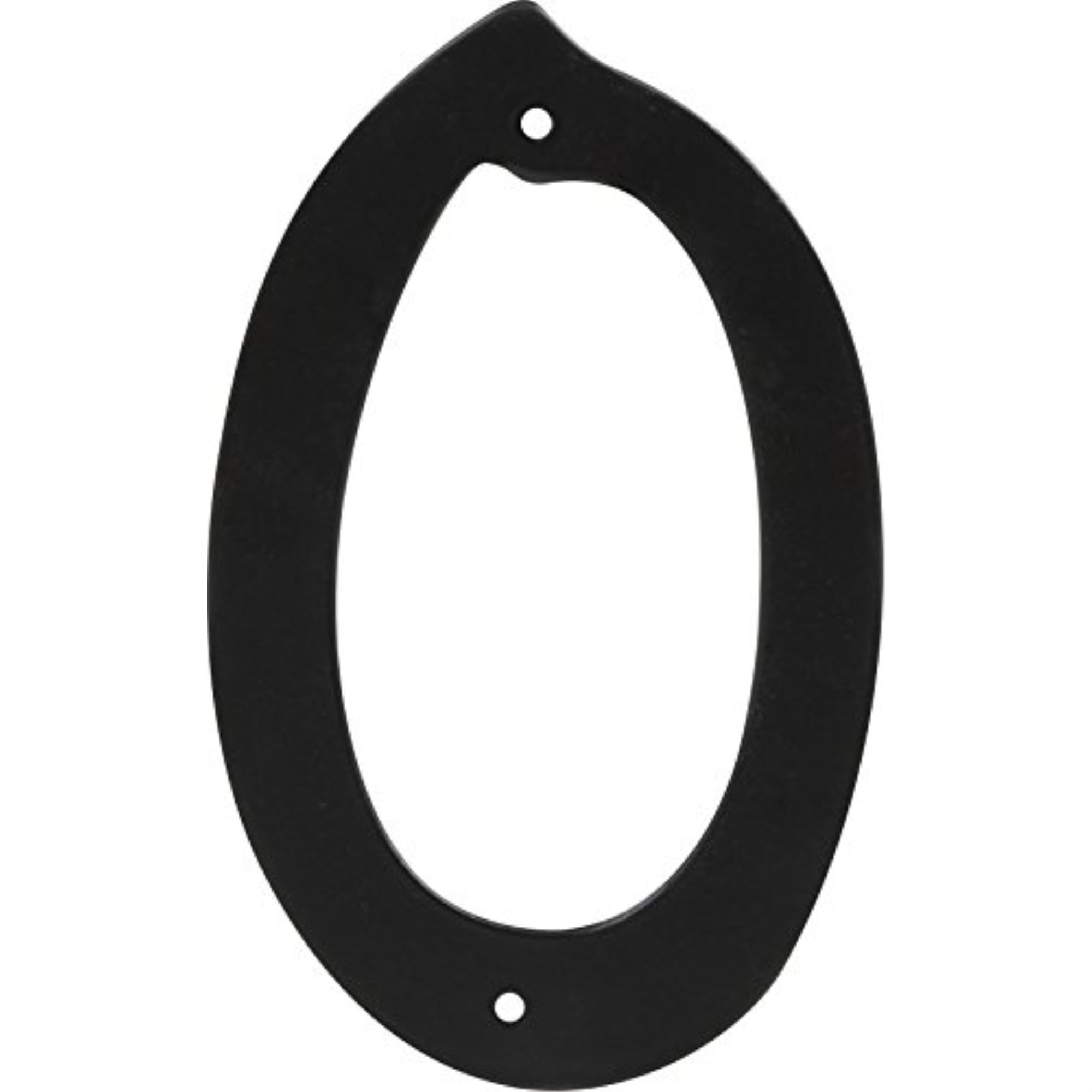 Hillman Group 841616 4 in. Nail-On Black Aluminum House Number - 0 - 3 Piece