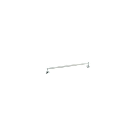 Delaney 572824BK 300 Series 3/4 X 24" Square Aluminum Towel Bar Set - Nickel