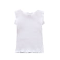thumbnail image 2 of Girl's Cotton Heart-Shaped Sleeveless T-Shirt Tops Toddler Kids Blouse, 2 of 2
