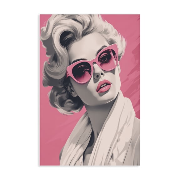 Stupell Industries Retro Chic Glamour Canvas Wall Art, design by Andrea Haase