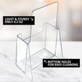 thumbnail image 2 of Azar 252012 Clear Acrylic Trifold Literature Brochure Holder For Counter | Perfect For Pamphlets | Brochures | Menus | Promotions | Literature | Made In USA (Pack of 10), 2 of 5