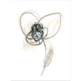 thumbnail image 2 of Art.com Monochrome Floral Study VII Stretched Canvas Print Wall Art by June Vess, 24" x 32", 2 of 4