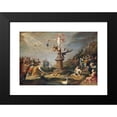 thumbnail image 2 of Cornelis De Baellieur 18x14 Black Modern Framed Museum Art Print Titled - Fortuna Distributing Her Largesse (1617 - 1671), 2 of 5