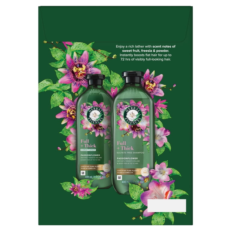 Herbal Essences Full + Thick Passionflower Shampoo and Conditioner