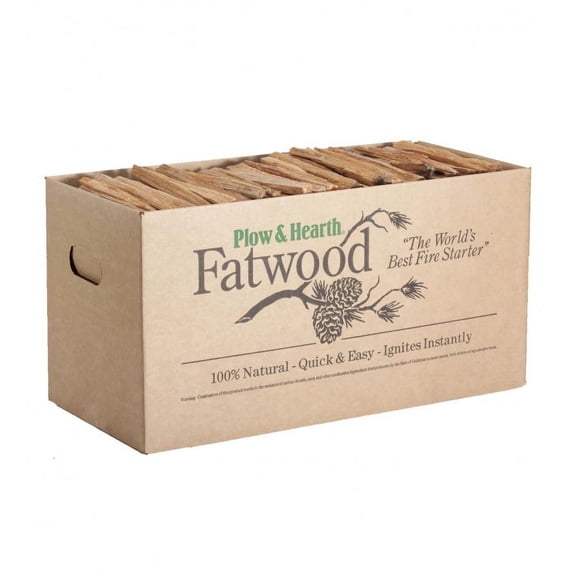 35 lb. Box of Fatwood Fire Starter - Resin Rich Easy Start Kindling