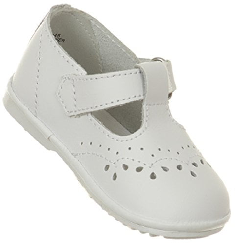 BNY Corner Baby Girls Angel T Strap Mary Jane Toddler Infant Dress Shoes
