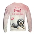 thumbnail image 2 of Every Fart is Love Note Havanese Guilty Face Happy Valentine's All Over Print 3D Sweatshirt Unisex Merch Havanese Dog Lover Gifts Idea - 01016, 2 of 6