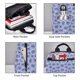 thumbnail image 3 of Fotbe Blue And White Flowers Mochila Ligera para Hombres y Mujeres - Duradera y Resistente al Agua, Ideal para Escuela, Trabajo, Viajes y Uso Diario, 3 of 7