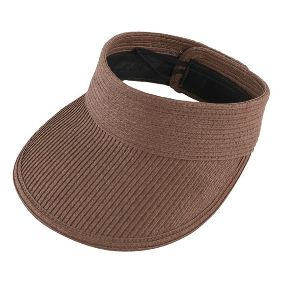 Prolriy Visor Hats for Women, Women's Sun Hat Summer Outing Riding Visor Hat Foldable Cap Korean Version of The Sun Hats for Women Coffee