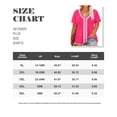 thumbnail image 3 of CASSIE LIZ Plus Size Tops for Women 3X Hot Pink Short Sleeve Shirts Spring Fashion Clothes V Neck Lace Trim Tee Shirts Casual Loose Fit Blouses Summer Tunics 3XL 22W 24W, 3 of 3