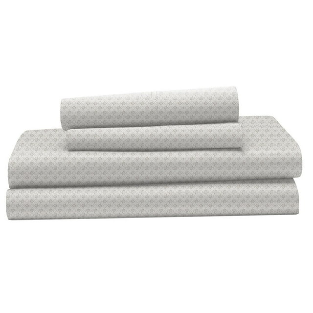 Ensemble de draps 100 % coton à contexture de 400 fils Hometrends, satin de coton