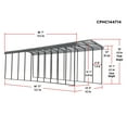 thumbnail image 3 of Arrow 14 x 47 x 14 ft Charcoal RV Carport, 3 of 8