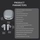 thumbnail image 3 of Language Translator Earbuds: 4in1 144 Languages Translate Earbuds Real Time & Accents & Denoise & 8 Offline Translation Bluetooth5.4 HD Sound Travel & Business, 3 of 8