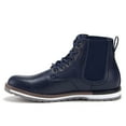 thumbnail image 2 of Men's B-1821 Contrast Sole Lace Up Sneaker Boots, Navy, 7.5, 2 of 4