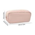 thumbnail image 2 of Pencil Case Pouch Extra Large Pencil Bag Office Stationery Organizer Office Supplies - Black, 2 of 8