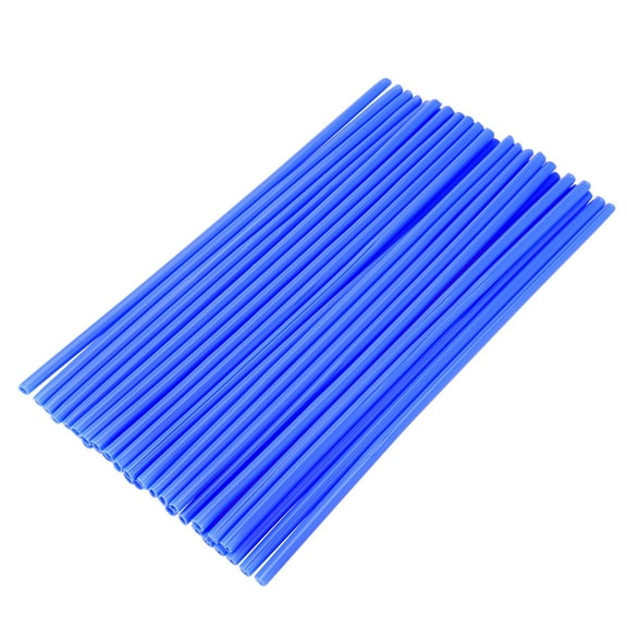 Soimiss 72Pcs Blue Spoke Coats for Dirt Bike Motorcycle Rim Protection Stylish